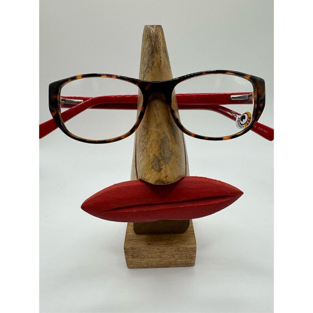 eyebobs Hanky Panky reading glasses strength 1.00 brown tortoiseshell and red ne